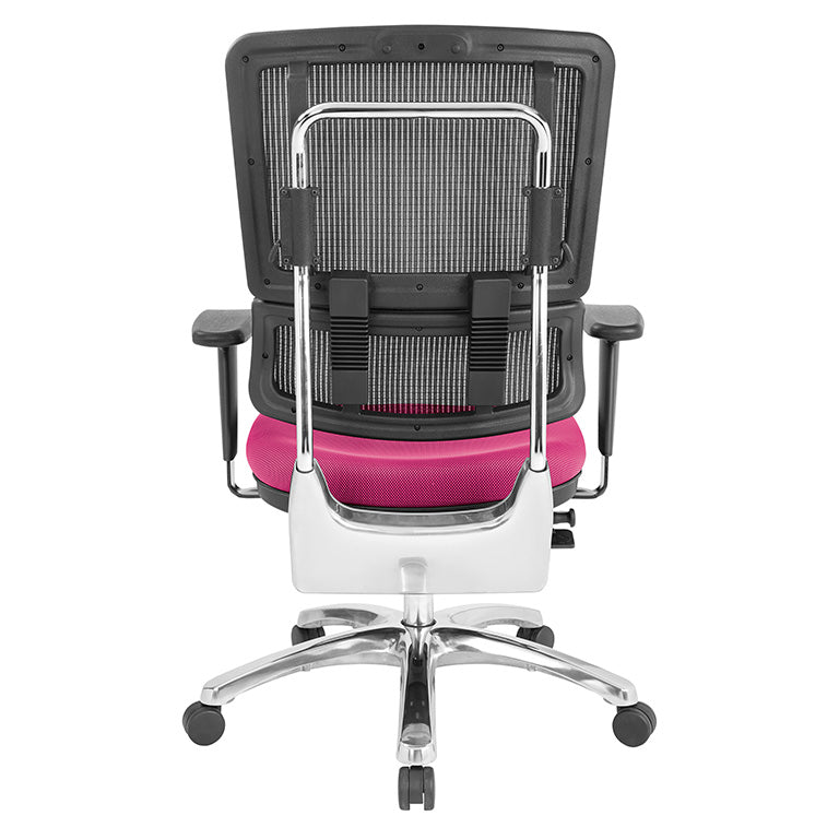 Vertical Black Mesh Back Chair